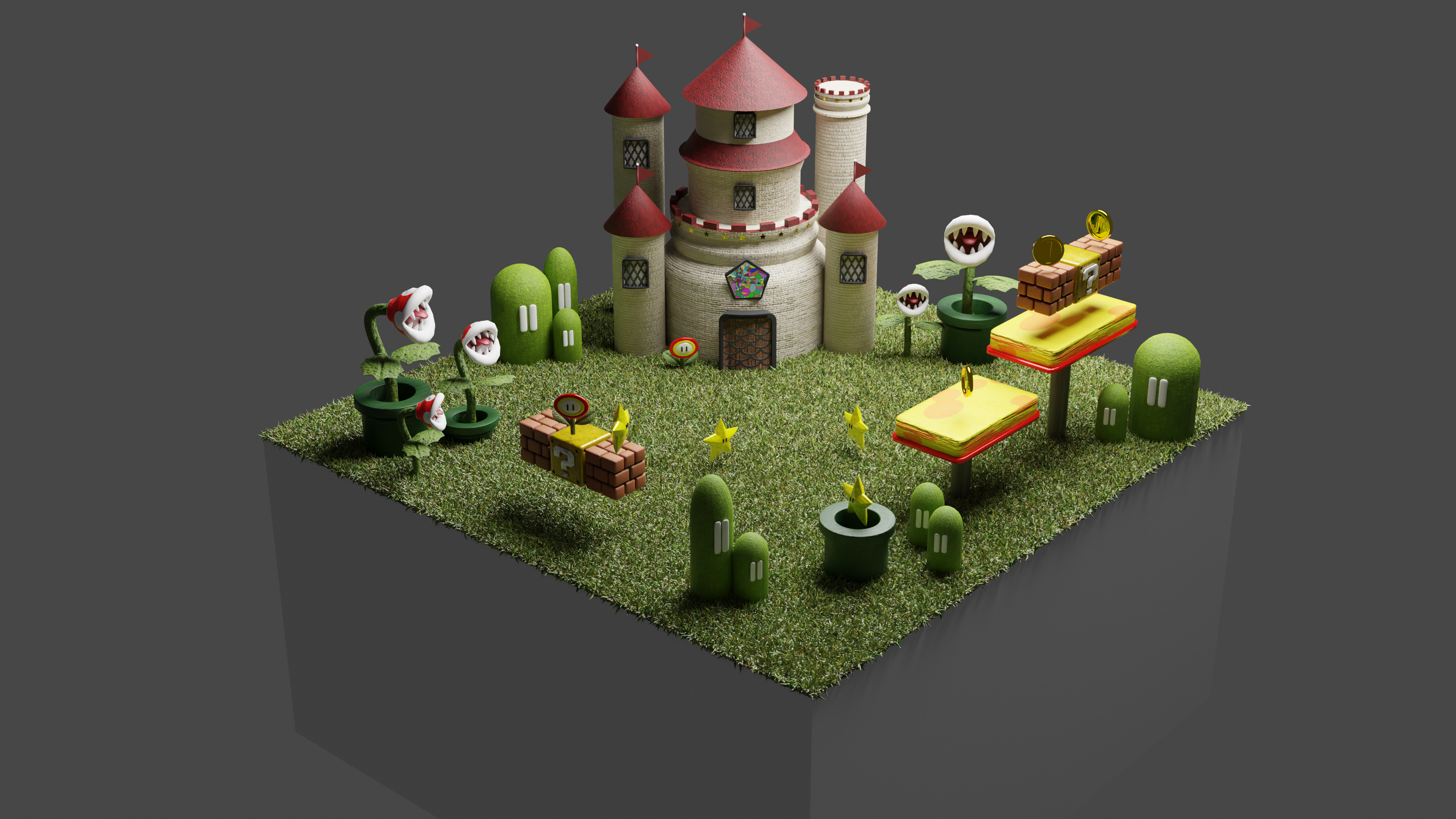 Miniatur Mario Welt
